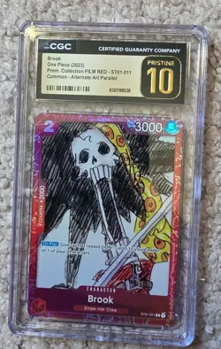 Brook CGC Pristine 10 One Piece FILM RED Alt Art Foil ST01-011 - Image 3