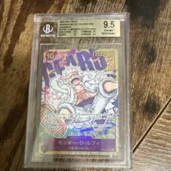 Bandai 2023 One Piece Monkey D. Luffy OP05-119 Graded BGS 9.5 - Image 1
