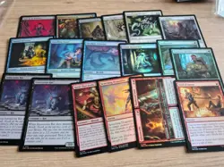 18 X Magic The Gathering Commander Duskmourn Foil Common/ Uncommon Job Lot Ex Co - Image 1