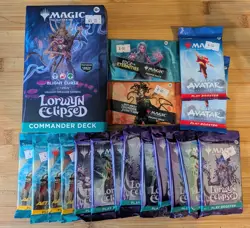 Magic The Gathering Commander Deck Promo Packs & Boosters Lot x 18 All New - Image 1