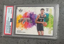 2023 Panini Court Kings - VICTOR WEMBANYAMA RC Rookie Self Expressions (PSA 10) - Image 1