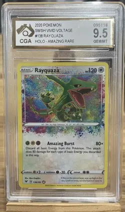 Pokemon Rayquaza (138/185) Vivid Voltage Holo AR - Image 1