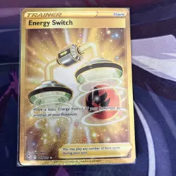 Pokemon Card - Energy Switch 212/195 - Silver Tempest - Gold Rare - NM - Image 1
