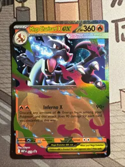 Mega Charizard X ex - 029 029 Holo Promo ME: Mega Evolution Promo Pokemon NM - Image 1