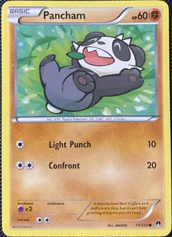 Pancham 71/122 Breakpoint Regular - Pokemon Card - Image 1