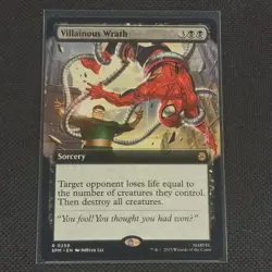 Villainous Wrath - 0259 - R - Non Foil - Extended - Spider-Man - MTG - NM/M - Image 1