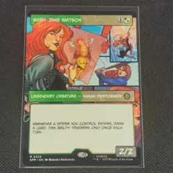 Mary Jane Watson - 0229 - R - Non Foil - Borderless - Spider-Man - MTG - NM/M - Image 1