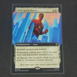 With Great Power... - 0248 - R - Non Foil - Extended - Spider-Man - MTG - NM/M - Image 1