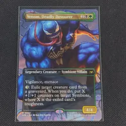 Venom, Deadly Devourer - 0022 - R - Non Foil - Borderless - Spider-Man - NM/M - Image 1