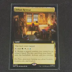 Urban Retreat - 0283 - R - Non Foil - Extended - Spider-Man - MTG - NM/M - Image 1