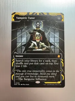 Vampiric Tutor - 35 - MTG: Secrets of Strixhaven - Borderless - Mystical Archive - Image 1