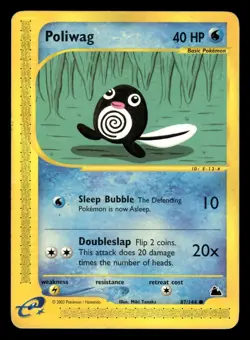 Poliwag 87/144 Common Skyridge Set Pokemon Card - Image 1