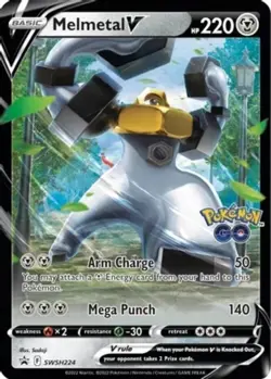 1x Melmetal V - SWSH224 - SWSH Black Star Promos NM-Mint Pokemon SWSH Black Star - Image 1