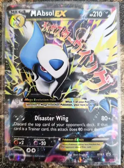Pokemon 2013 Black Star Promo Mega Absol EX XY63 LP - Image 1