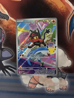 Pokemon TCG First Partner Collection Rowlett Litten Popplio 045 044 043 NM Gen 7 - Image 3