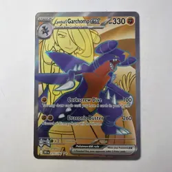 Pokemon TCG Full Art Cynthia's Garchomp ex Ultra Rare 215/182 Destined Rivals - Image 1