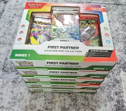 Pokemon TCG: First Partner Illustration Collection Boxes X5 Sealed - Image 2