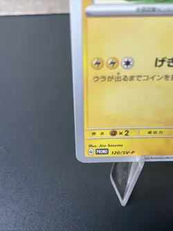 Japanese Pikachu 120/SV-P PROMO Gym Event Ft. Charizard Pokemon NM - Image 4