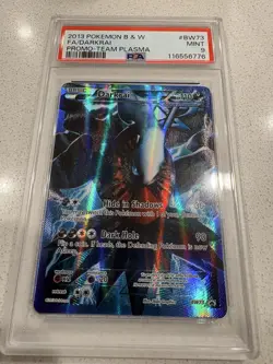 Darkrai BW73 PSA 9 Team Plasma Full Art 2013 Pokemon Black Star Promo MINT 🔥 - Image 1