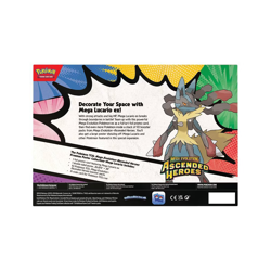 Pokemon TCG Ascended Heroes Premium Poster Collection Mega Lucario EX - Image 2