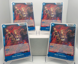 Basil Hawkins Playset - OP05-047 x4 - Awakening of the New Era - One Piece TCG - Image 1