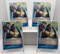 Marshall D. Teach Playset - OP13-053 x4 - Carrying On His Will - One Piece TCG - Image 1