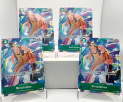Bartolomeo Playset - P-029 Promo x4 - Starter Deck 16 - One Piece TCG - English - Image 1