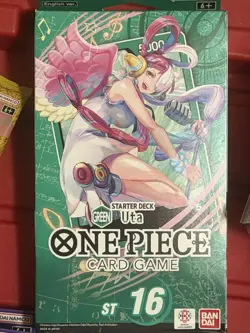 One Piece TCG English: Starter Deck -Green Uta- [ST16] NEW SEALED PRB-01 Pack - Image 1