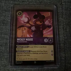 Mickey Mouse Wayward Sorcerer - 51/204 - Super Rare - Disney Lorcana - Image 1