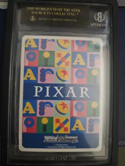 2022 Weiss Schwarz Pixar The Incredibles SSP Gold Stamp BLACK LABEL BGS10 - Image 2