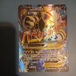 Pokemon M Mewtwo EX 159/162 Breakthrough Full Art Mega Holo 230HP Ultra Rare - Image 1