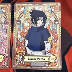 Sasuke Uchiha NRSA01-SP-002L5 Sakura Haruno NRSA01-003L5 Naruto TCG Special Rare - Image 5