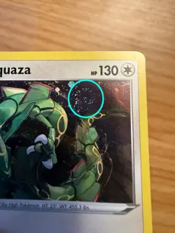 Rayquaza SWSH029 Pokemon Black Star Promo Cosmos SWIRL Holo Card NM+ 🌀 - Image 3