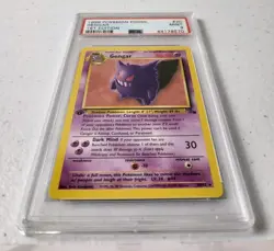Gengar 1st edition 20/62 - Fossil Set *PSA 9 - MINT* Non Holo Pokemon Card - Image 2