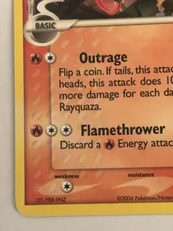 Rayquaza 26/110 Non-Holo EX Delta Species Lightly Played Pokemon Card - Image 5