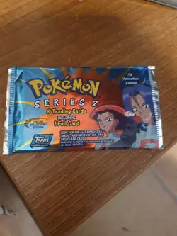 Pokemon vintage Series 2 pack of cards unopened RARE *SEALED* perfect condition - Image 1