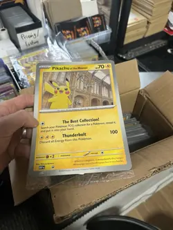 Pokemon Pikachu At The Museum x Natural History London Jumbo Card - Sealed x5 - Image 2