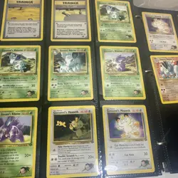 Pokemon TCG Gym Challenge Wizards Giovanni Lot 15 non holo Cards - Image 1