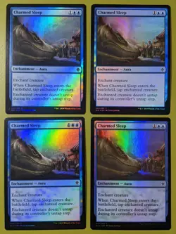 FOIL Charmed Sleep x4 Throne of Eldraine 4x Magic the Gathering MTG - Image 1