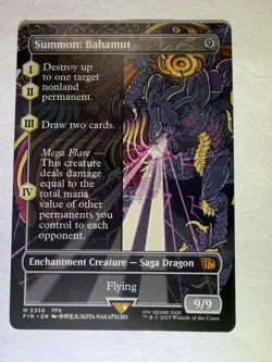 Magic: The Gathering Summon: Bahamut Enchantment Creature Final fantasy - Image 4