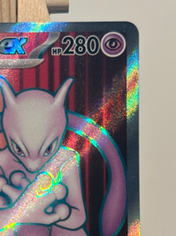 Team Rocket's Mewtwo ex Ultra Rare 213/182 SV11 Pokemon TCG Destined Rivals NM - Image 3