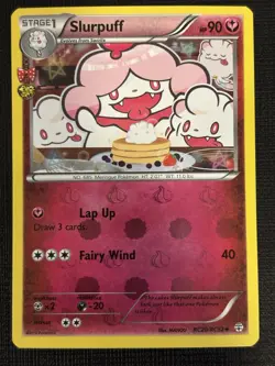 2016 POKEMON GENERATIONS RADIENT COLLECTION SLURPUFF RC20/RC32 UNCOMMON HOLO - Image 1
