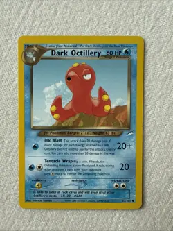 Pokemon TCG Dark Octillery 62/105 Neo Destiny 1st Edition NM- - Image 1