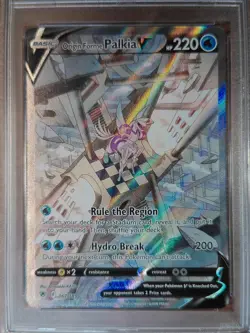 2022 Pokemon Astral Radiance Origin Forme Palkia V Alt Art 167/189 PSA 10 - Image 3