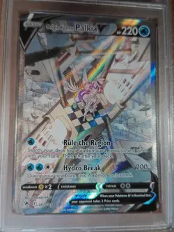 2022 Pokemon Astral Radiance Origin Forme Palkia V Alt Art 167/189 PSA 10 - Image 4