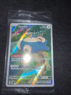 Pokemon TCG Snorlax SVP 051 Black Star Promo Holo Rare Sealed Pack NM - Image 1