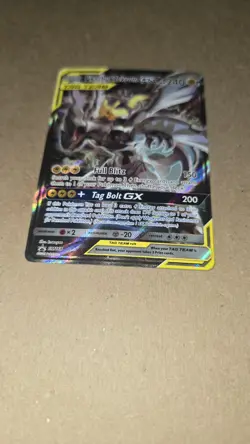 NEAR MINT - Pikachu & Zekrom GX TAG TEAM Promo SM168 Pokemon Full Art - Image 2