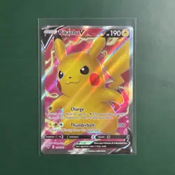 Pokemon TCG · Pikachu V 170/185 · Full Art · SWSH: Vivid Voltage (2020) NM - Image 1