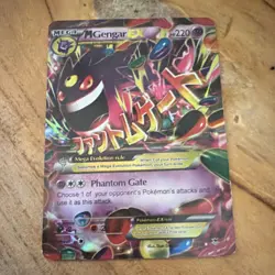 Pokemon M Gengar EX (35/119) XY Phantom Forces Mega EX Full Art Holo HP 220 - Image 2