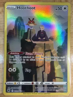Hoothoot TG12/TG30 Holo Rare - Astral Radiance Trainer Gallery - Pokemon TCG NM - Image 1